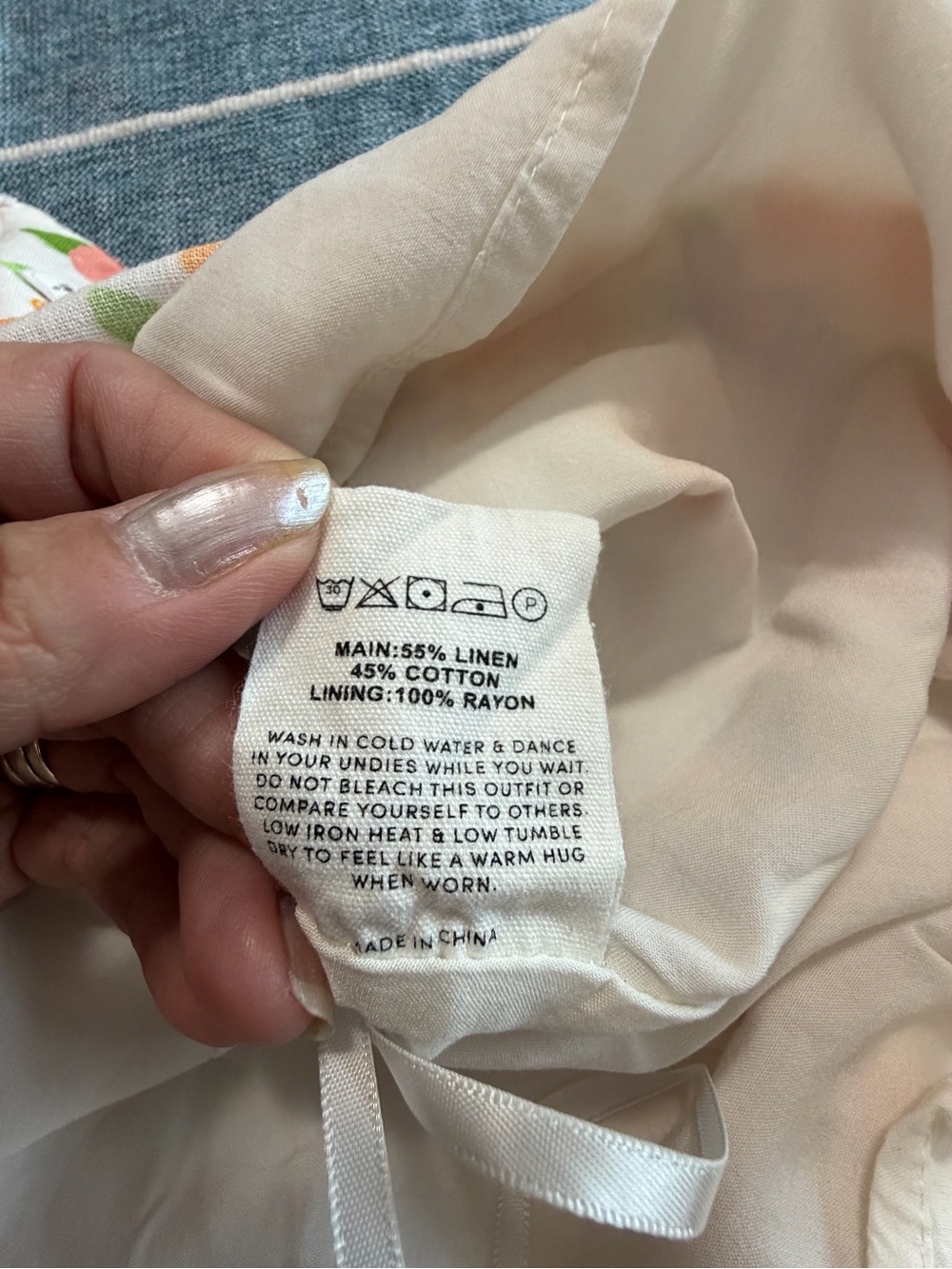 Peppermayo Spring Days Linen Mini Skirt- Blooming - Picture 11 of 15